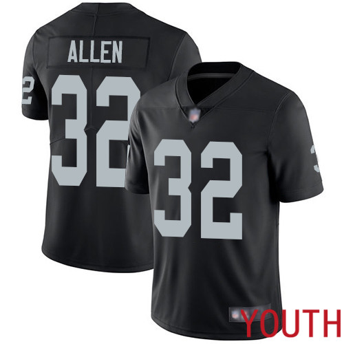 Oakland Raiders Limited Black Youth Marcus Allen Home Jersey NFL Football #32 Vapor Untouchable Jersey->youth nfl jersey->Youth Jersey